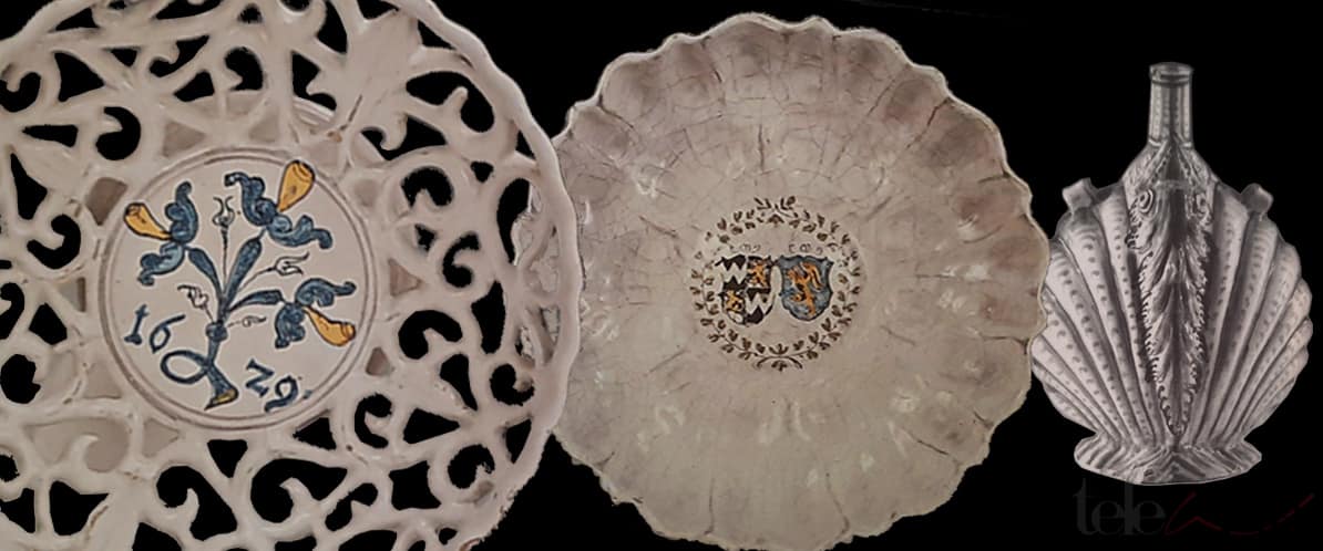 The "white" Majolica tiles of Compendiary style 11 Telearte maioliche antiche - I “bianchi” Maioliche di stile Compendiario