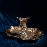 Argenti 14 Telearte argenti antichi - Caraffa e bacile in argento con parti dorate, prima metà del XVIII secolo Manifattura tedesca della città di Augsburg